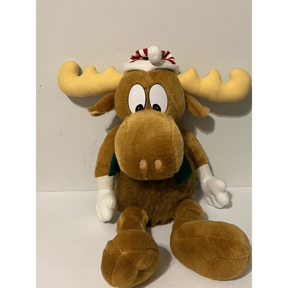 Bullwinkle Macys Christmas Holiday 1996 Rocky Plush Stuffed Toy  Vintage 24"‎